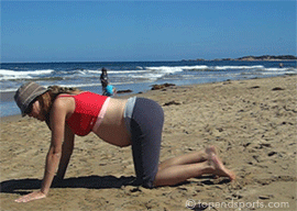 hamstring kickback exercise suitable for during pregnancy