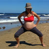 side lunge exercise for pregnancy