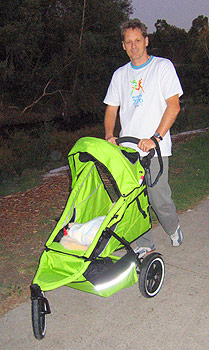walking the stroller